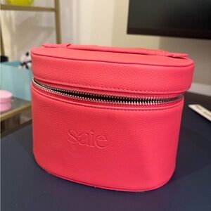 Saie Fuchsia Pink Mini Vanity Case